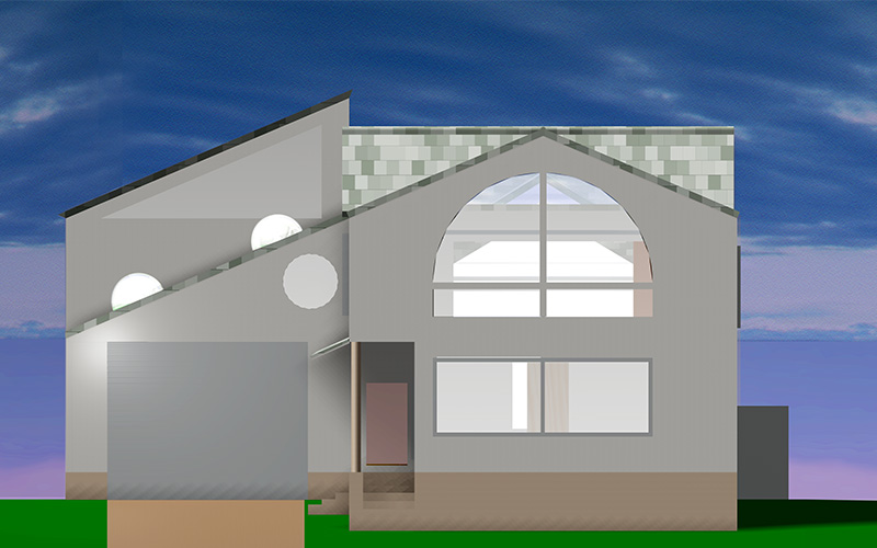 Old house reconstruction interiors