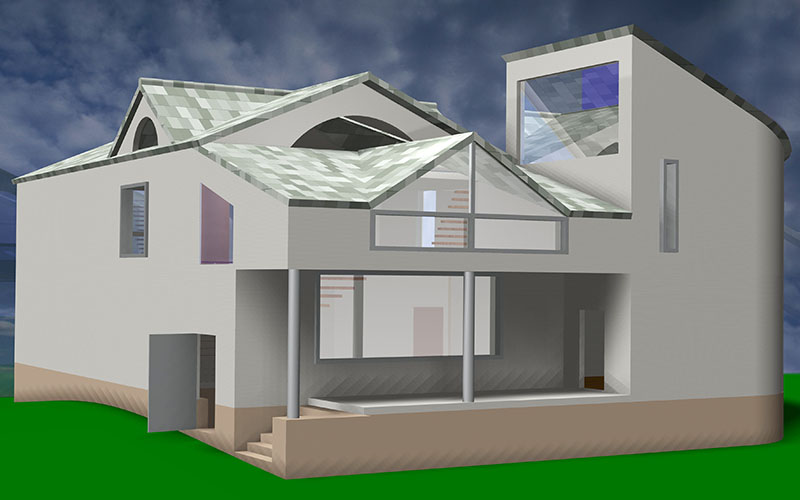 Old house reconstruction interiors