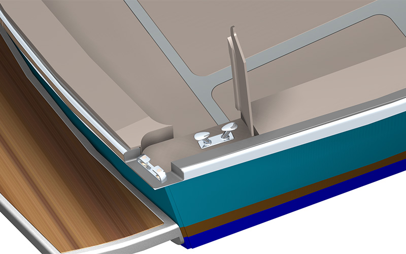 Boat Interior and Roof