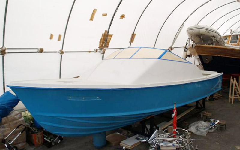 Boat Interior and Roof