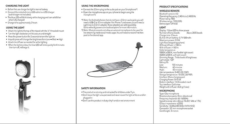 user_guide VIDEO CALL PRO KIT