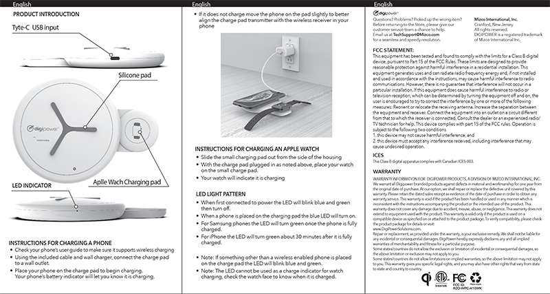 user_guide WIRELESS TRAVEL CHARGER