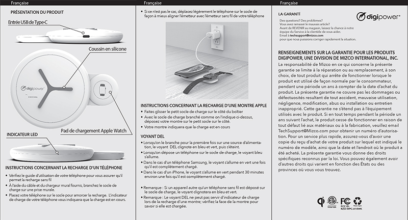 user_guide WIRELESS TRAVEL CHARGER