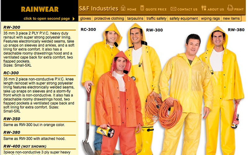 Hygrade Safety web page