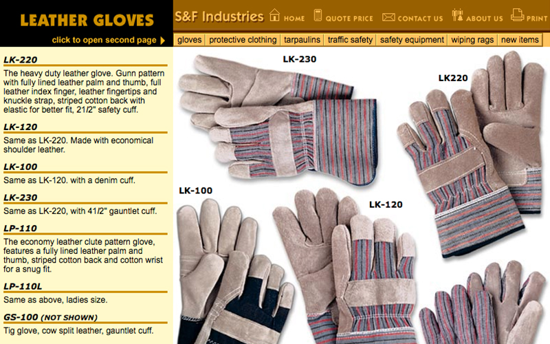 Hygrade Safety web page