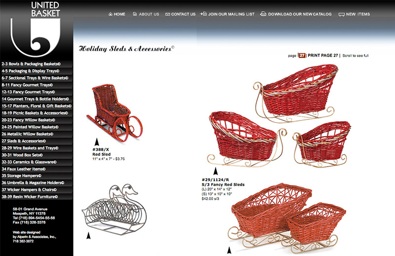 United Basket Inc.  page