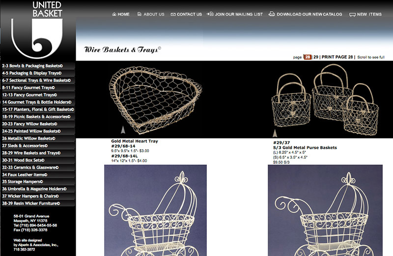 United Basket Inc.  page